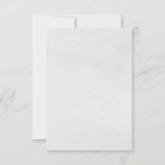 Eenvoudige Aangepaste Begrafenis en Sympathie Dank Bedankkaart (Achterkant)