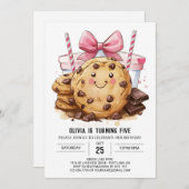 Eenvoudige aangepaste Bohemian Cookies Verjaardag Kaart (Voorkant / Achterkant)