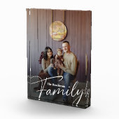 Eenvoudige aangepaste familiefoto fotoblokken (Rechts)