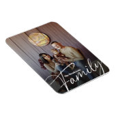 Eenvoudige aangepaste familiefoto magneet (Rechterzijde)