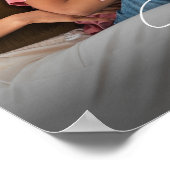 Eenvoudige aangepaste familiefoto poster (Hoek)