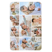 Eenvoudige aangepaste fotocollage van de familie magneet (Verticaal)