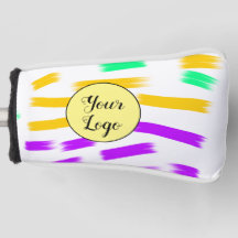 eenvoudige aangepaste gele waterverf voegt logo mi