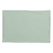 Eenvoudige aangepaste groene achtergrond kussensloop (Achterkant-Links)