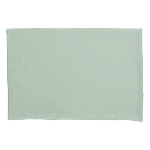 Eenvoudige aangepaste groene achtergrond kussensloop (Voorkant-Links)