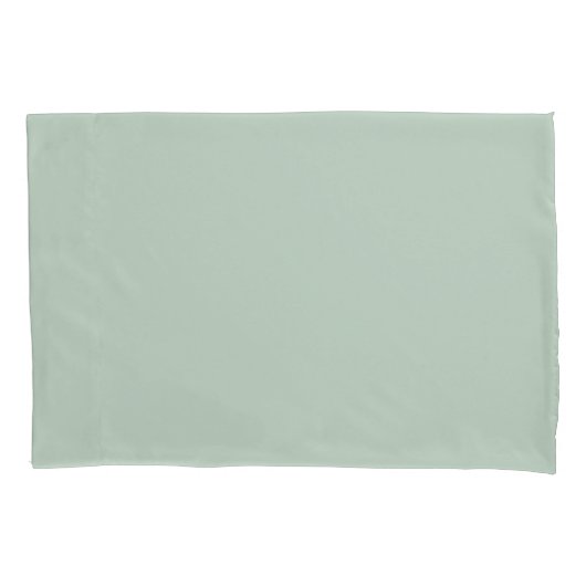 Eenvoudige aangepaste groene achtergrond kussensloop (Voorkant-Links)