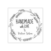 Eenvoudige aangepaste handleiding met liefde, fili 	rubberstempel (Afrduk)