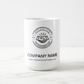 Eenvoudige aangepaste Logo voor speciale acties vo Koffiemok (Center)