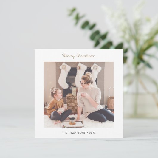 Eenvoudige, aangepaste Sjabloon voor Kerstmis met  (Staand voorkant)