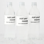 eenvoudige aangepaste streepjescode toevoegen jouw waterfles etiket (Flessen)