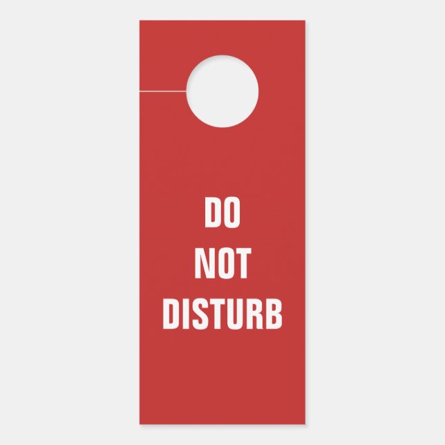 Eenvoudige aangepaste tekst dubbele zijdeur hanger (Voorkant)