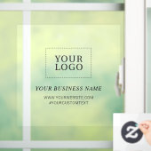 Eenvoudige Aangepaste Zakelijke Logo Ruitstickers Raamsticker (Huis)