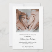 Eenvoudige aankondiging van de geboorte van de Ele (Achterkant)