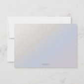 Eenvoudige aankondiging van de geboorte van Elegan (Achterkant)