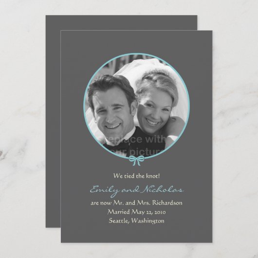 Eenvoudige aankondiging van een fotoweddenschap vi (Voorkant / Achterkant)