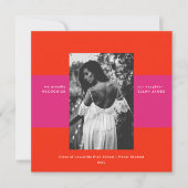 Eenvoudige aankondiging van het afstuderen van de (Voorkant)