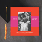 Eenvoudige aankondiging van het afstuderen van de