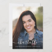 Eenvoudige aankondiging van het Afstuderen van de  (Voorkant)