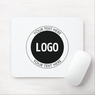 Eenvoudige Aanpasbare Tekst & Uw Logo of Afbeeldin Muismat