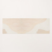 Eenvoudige Abstracte Boho Waterverf Aangepaste Naa Yogamat (Achterkant (horizontaal))