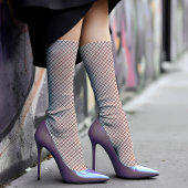 Eenvoudige Abstracte Elegant Cool Funny Fishnet Wa Sokken