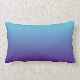 Eenvoudige Achtergrond Gradiënt Turquoise Blauw Pa Kussen