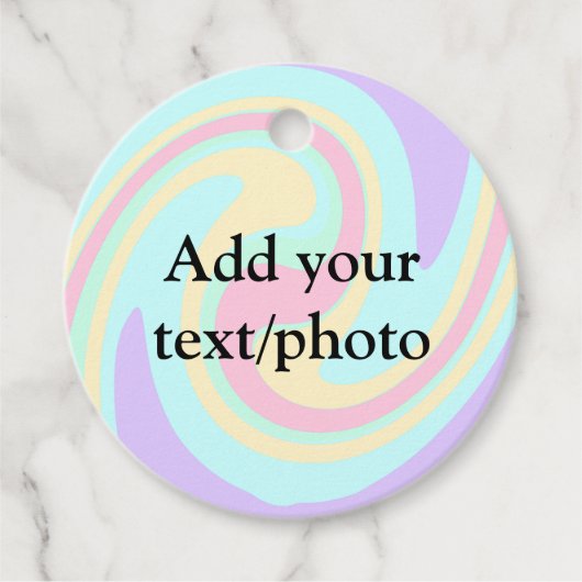 Eenvoudige acrylic voor add-your text name cust bedankjes labels (Voorkant)