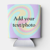 Eenvoudige acrylic voor add-your text name cust blikjeskoeler (Achterkant)