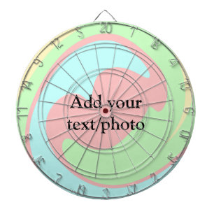 Eenvoudige acrylic voor add-your text name cust dartbord