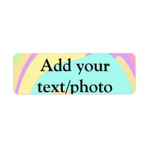 Eenvoudige acrylic voor add-your text name cust etiket