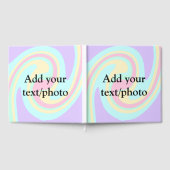 Eenvoudige acrylic voor add-your text name cust gastenboek (Volledig)