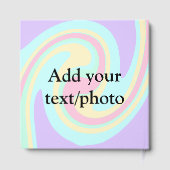 Eenvoudige acrylic voor add-your text name cust gastenboek (Achterkant)