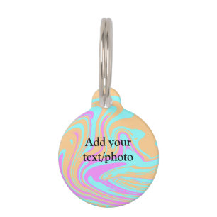 Eenvoudige acrylic voor add-your text name cust huisdierpenning