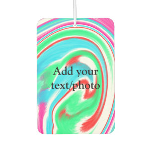 Eenvoudige acrylic voor add-your text name cust luchtverfrisser