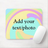 Eenvoudige acrylic voor add-your text name cust muismat (Met muis)