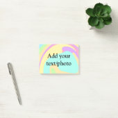 Eenvoudige acrylic voor add-your text name cust post-it® notes (Kantoor)