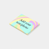 Eenvoudige acrylic voor add-your text name cust post-it® notes (Schuin)