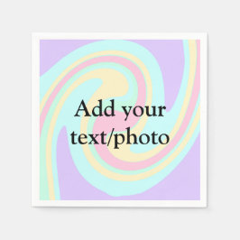 Eenvoudige acrylic voor add-your text name cust servet