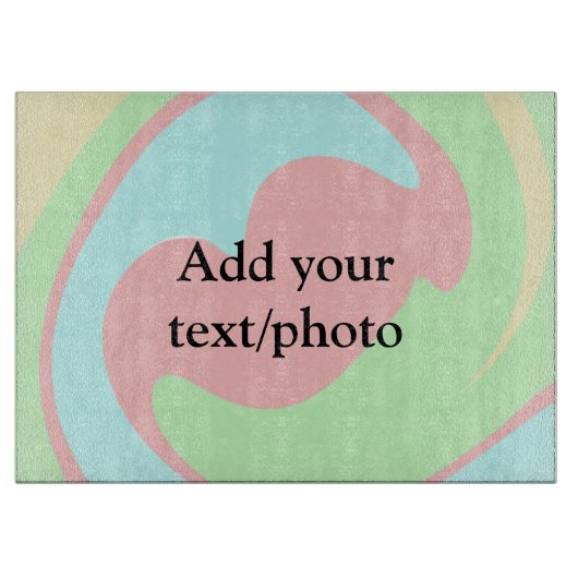 Eenvoudige acrylic voor add-your text name cust snijplank (Voorkant)