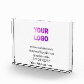 eenvoudige add your logo/design here text pos fotoblokken (Rechts)