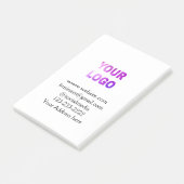 eenvoudige add your logo/design here text pos post-it® notes (Schuin)