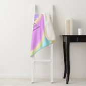 eenvoudige add your logo/design here text pos sherpa deken (In situ)