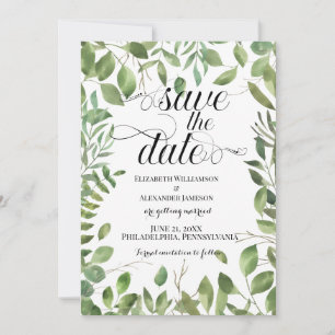 Eenvoudige afbraak, bespaar de datum van het huwel save the date