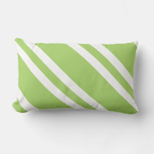 Eenvoudige Apple Green Stripes Kussen