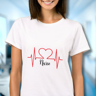 Eenvoudige arts verpleegkundige t-shirt