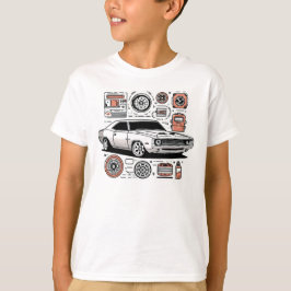 Eenvoudige Auto Graphic 003 T-shirt
