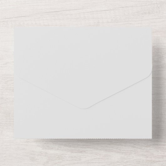 Eenvoudige autoriteit® all in one uitnodiging (Achterkant)