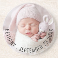 Eenvoudige Baby Fotonaam geboortedatum