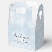 Eenvoudige Baby Het is Koud Buiten Wintergevel Bedankdoosjes (Geopend)