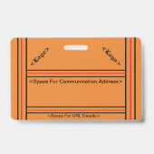 Eenvoudige badge (Achterkant)